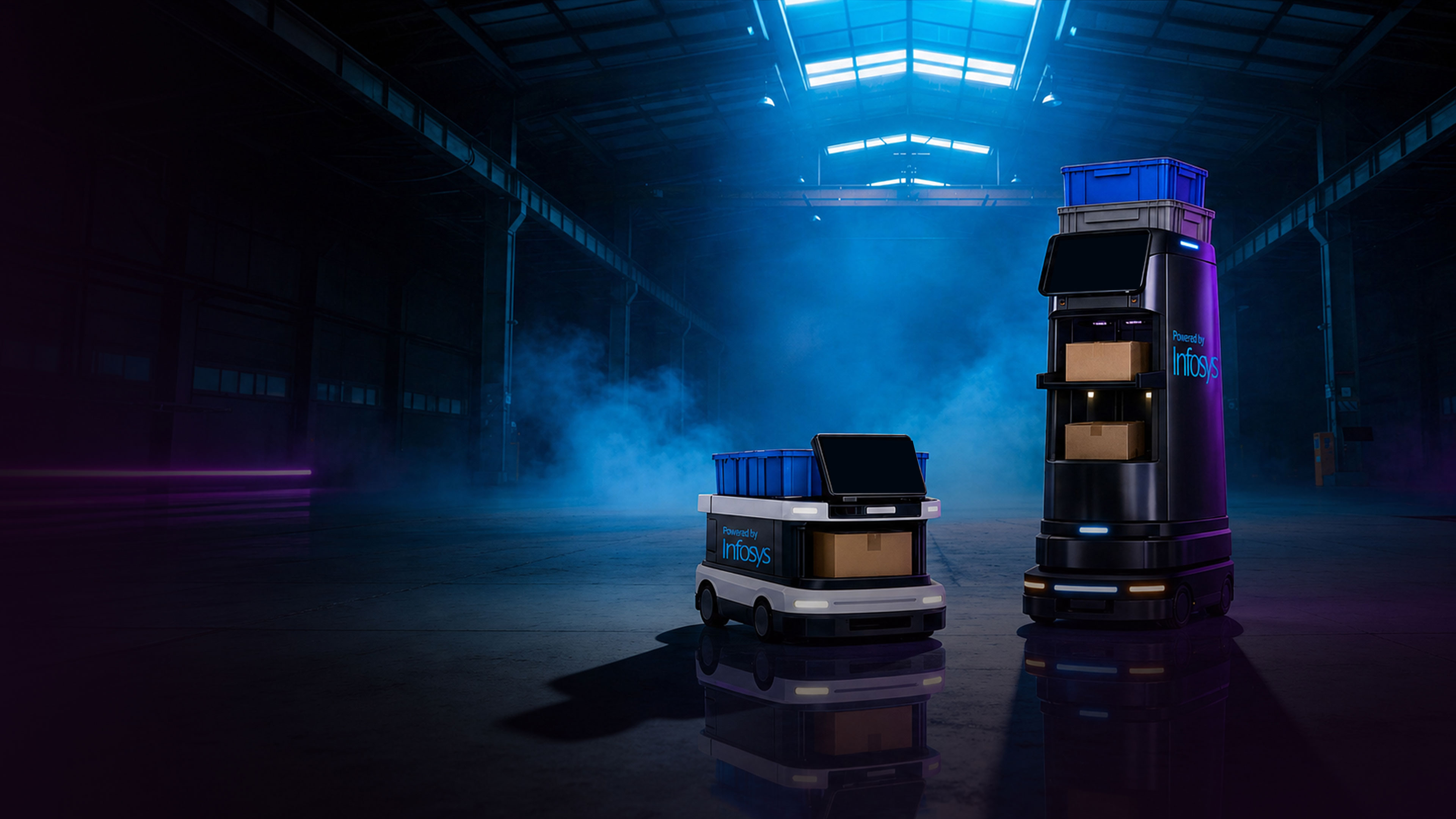 Warehouse workers in a legacy warehouse